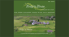 Desktop Screenshot of bridgetobhutan.com